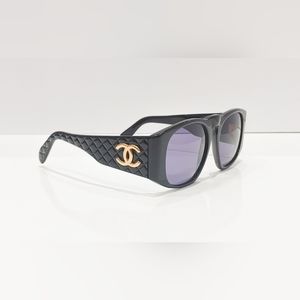 Authentic Black Chanel Sunglasses